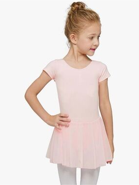 Girls’ Pink Ballet Leotard